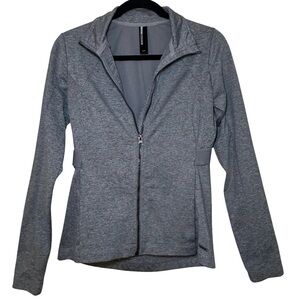 Mondetta | Gray Women's Athletic Full Zip Jacket | Size Small